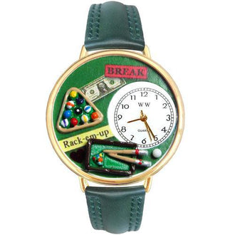 Billiards Watch in Gold (Large)
