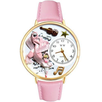Ballet Shoes Watch in Gold (Large)