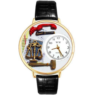 Lawyer Watch in Gold (Large)