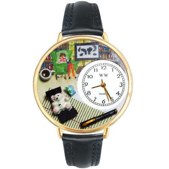 Psychiatrist Watch in Gold (Large)