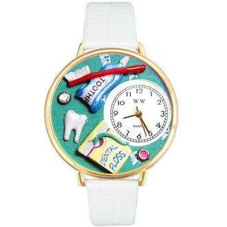 Dental Assistant Watch in Gold (Large)