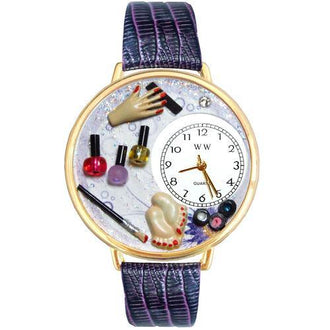 Nail Tech Watch in Gold (Large)