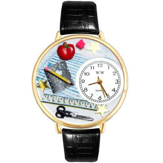 Teacher Watch in Gold (Large)