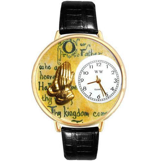 Lord's Prayer Watch in Gold (Large)