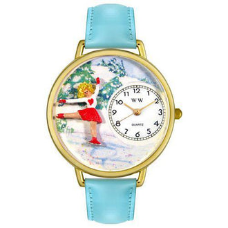Ice Skating Watch in Gold (Large)