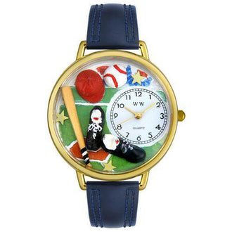 Baseball Watch in Gold (Large)