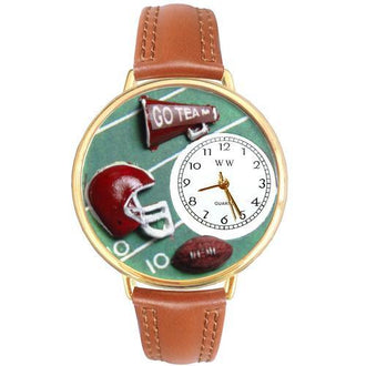 Football Watch in Gold (Large)