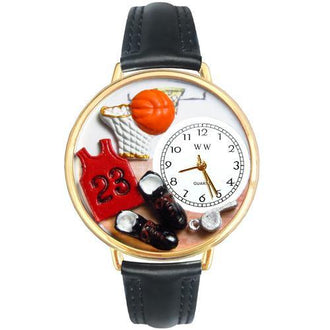 Basketball Watch in Gold (Large)