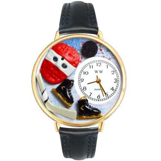 Hockey Watch in Gold (Large)