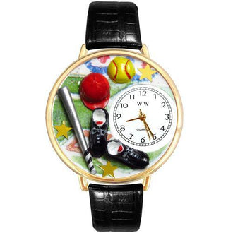 Softball Watch in Gold (Large)