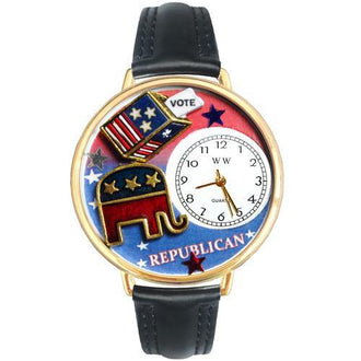 Republican Watch in Gold (Large)