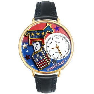 Democrat Watch in Gold (Large)