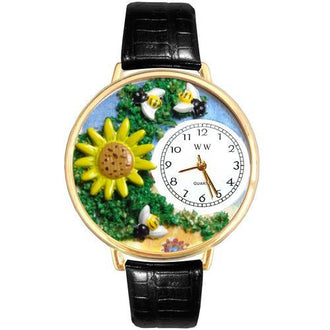 Sunflower Watch in Gold (Large)