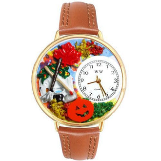 Autumn Leaves Watch in Gold (Large)