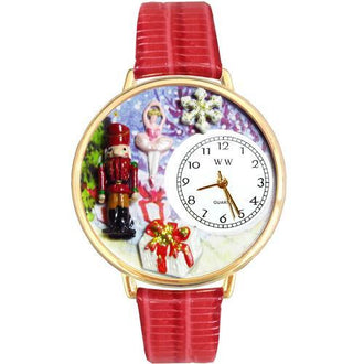 Christmas Nutcracker Watch in Gold (Large)