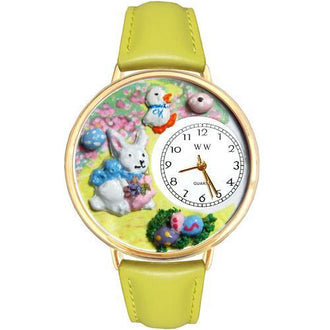 Easter Bunny Watch in Gold (Large)