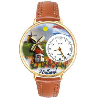 Holland Watch in Gold (Large)