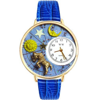 Aries Watch in Gold (Large)
