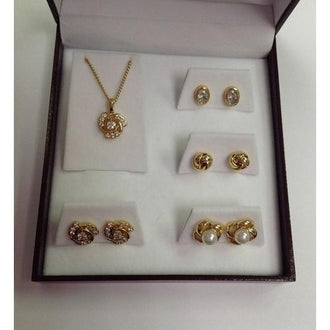 Five Piece Set in Gift Box Gold