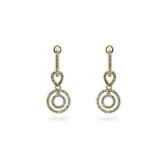 Yellow Gold Diamond Dangles