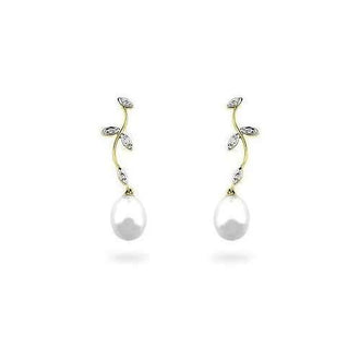 Pearl & Diamond Earrings