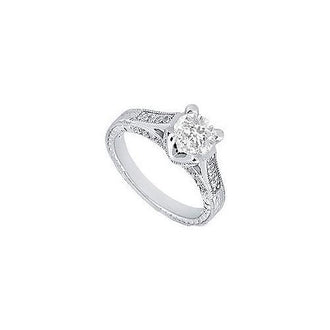 Diamond Engagement Ring : Platinum - 1.00 CT Diamonds