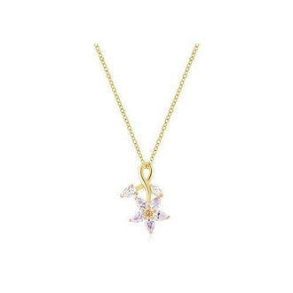 Purple Flower Drop Pendant (pack of 1 ea)