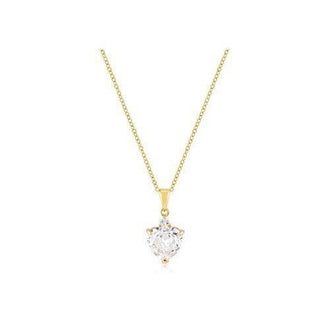 Goldtone Big Heart Pendant (pack of 1 ea)