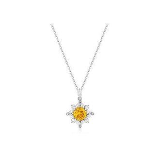 Classic Sun Pendant In Silvertone (pack of 1 ea)