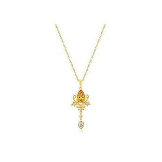 Golden Elegant Teardrop Crest Pendant (pack of 1 ea)