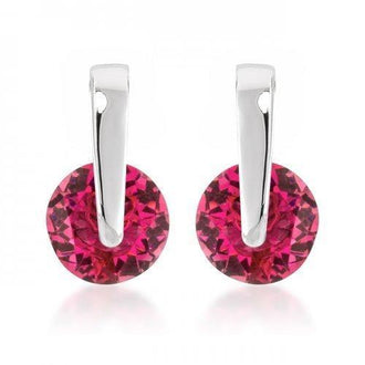 Red Cz Elegance Earrings (pack of 1 ea)