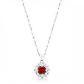 Bella Bridal Pendant In Ruby Red (pack of 1 ea)