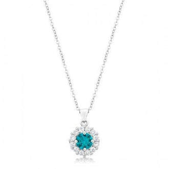 Bella Bridal Pendant In Aqua (pack of 1 ea)