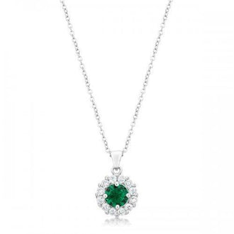 Bella Bridal Pendant In Green (pack of 1 ea)