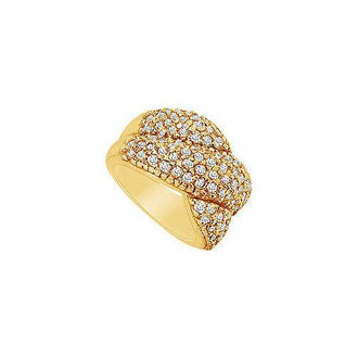 Diamond Ring : 14K Yellow Gold - 2.00 CT Diamonds