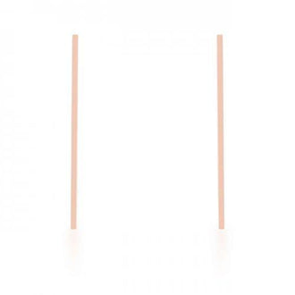 Carolee Rose Gold Stainless Steel Long Line Drop Earrings (pack of 1 ea)