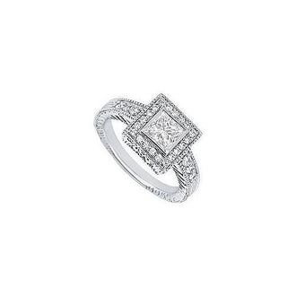 Diamond Engagement Ring : Platinum - 1.00 CT Diamonds