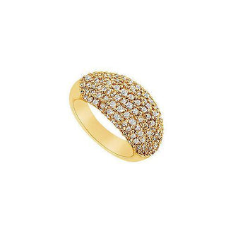 Diamond Ring : 14K Yellow Gold - 1.75 CT Diamonds