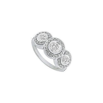 Diamond Engagement Ring : Platinum - 1.00 CT Diamonds