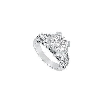 Diamond Engagement Ring : Platinum - 1.00 CT Diamonds