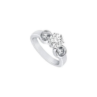 Diamond Engagement Ring : Platinum - 0.50 CT Diamonds