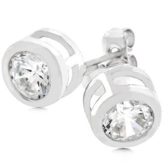 Bezel Stud Earrings (pack of 1 ea)