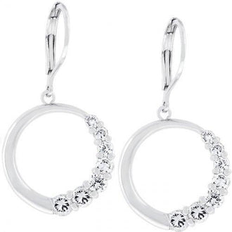 Graduated Cubic Zirconia Circle Earrings (pack of 1 ea)