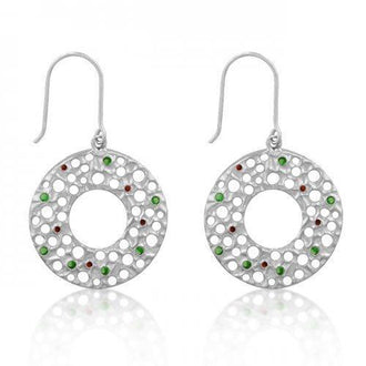 Red And Green Earrings (pack of 1 ea)