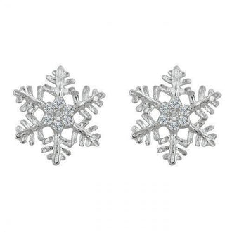 Snowflake Stud Earrings (pack of 1 ea)