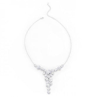 Bejeweled Cz Bib Necklace (pack of 1 ea)