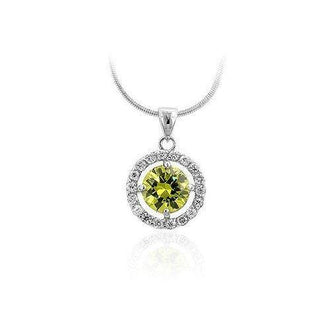 Green Cz Drop Pendant (pack of 1 ea)