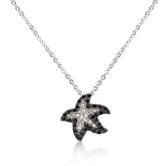 Cz Starfish Pendant (pack of 1 ea)