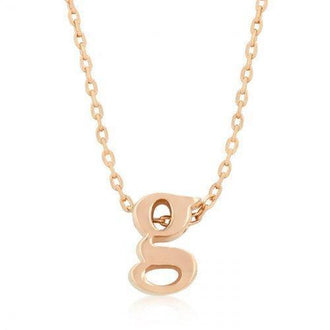 Rose Gold Initial G Pendant (pack of 1 ea)