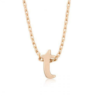 Rose Gold Initial T Pendant (pack of 1 ea)